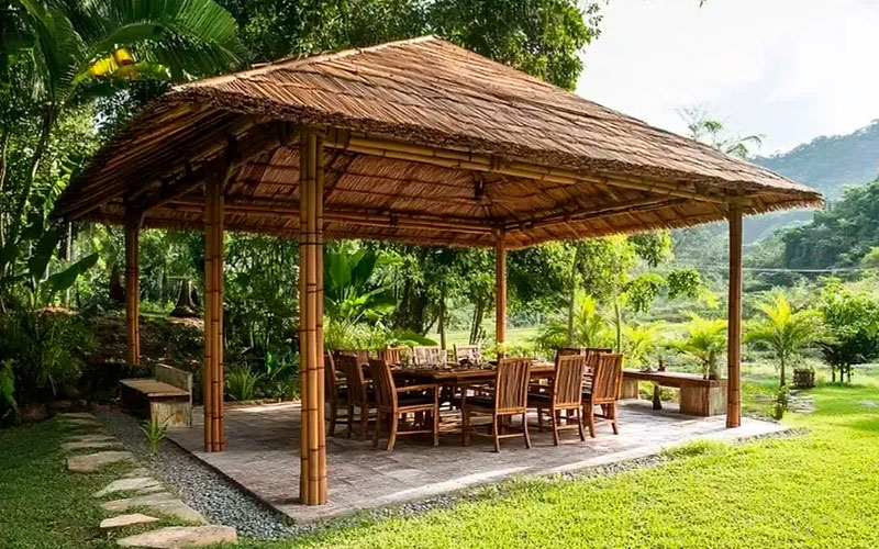 Bamboo House Setup